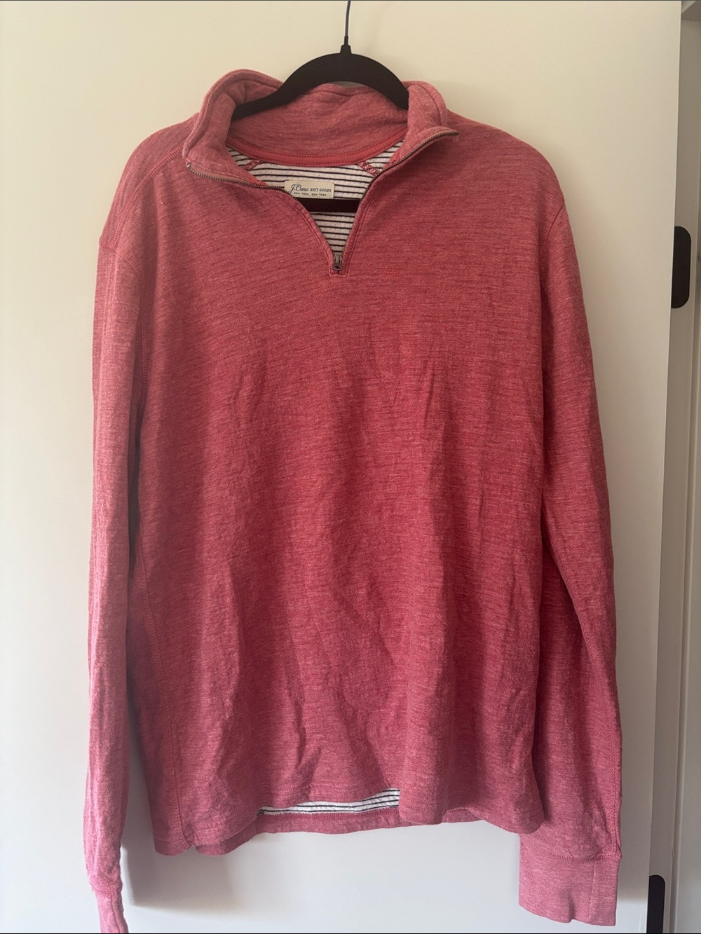 J. crew Knit goods quarter zip